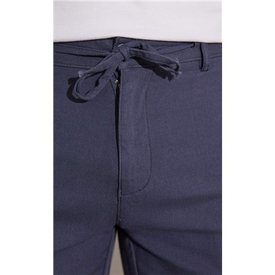 Брюки лен F111-0855 deep grey