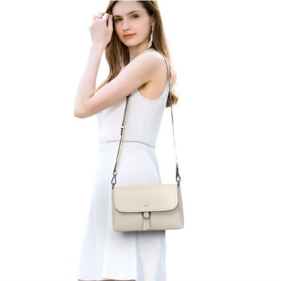 Женская кожаная сумка FG-8377 L GREY