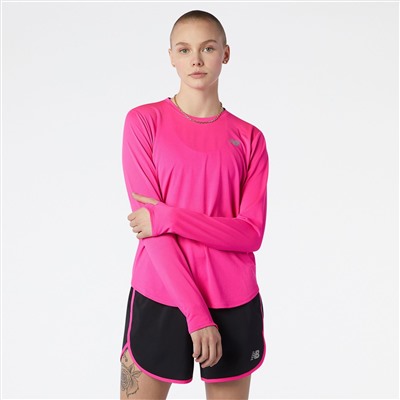 Camiseta Accelerate Long Sleeve - fucsia claro