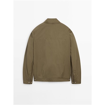 Sobrecamisa algodón bolsillo pecho