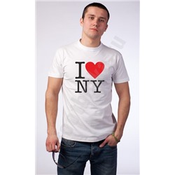 Футболка мужская "I love New York"