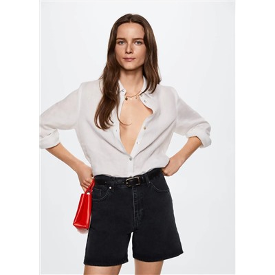 Short vaquero recto -  Mujer | MANGO OUTLET España