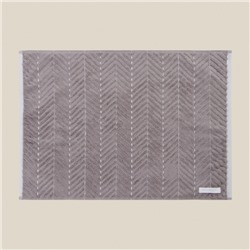 Коврик махровый SL HOME: Lines "Софт Мист" 50х70 см, 100% хлопок, 750 г/м2