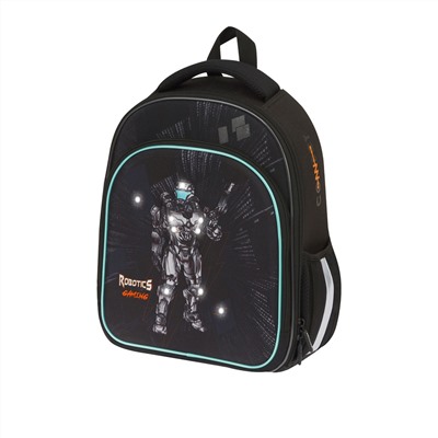 Ранец Berlingo Expert Plus "Robotics gaming" 38*29*15см, 2 отделения, 2 кармана, анатомическая спинка