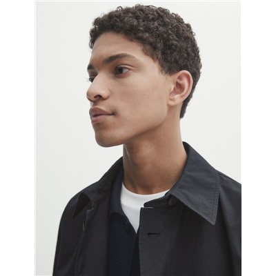 Chaqueta trench water repellent
