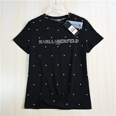 Повседневная  хлопковая футболка KARL LAGERFEL*D ОРИГИНАЛ!