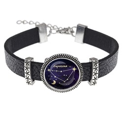 BSK2-0321 Кожаный браслет Знаки Зодиака - Козерог