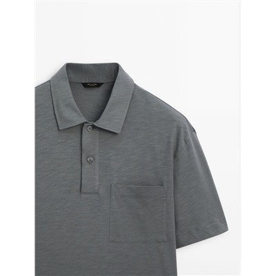 Polo algodón manga corta