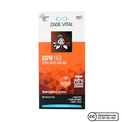 Zade Vital Сафлоровое масло 600 мг 30 капсул