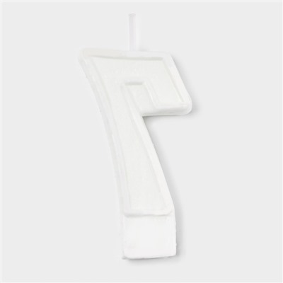 Свеча цифра для торта «7», 3,7 х 7,2 см