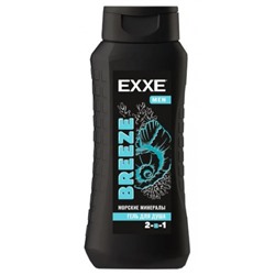 Гель для душа 2 в 1 EXXE men BREEZE Морские минералы, 400 мл