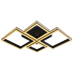 Нарушена упаковка!   Светодиодная диммируемая люстра с ПДУ Profit Light 6000/2+2 GRP 284W+10W RGB