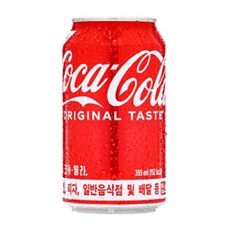 Напиток COCA-COLA, б/а, газированный, ж/б, 0,355 л