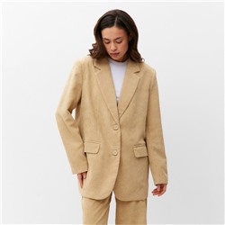 Пиджак женский MIST Velvet,р. L-XL бежевый