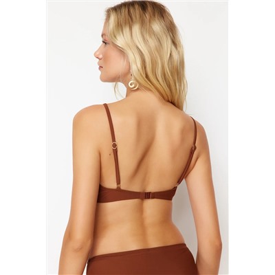 Коричневый бикини-топ Bralette Premium Accessory TBESS24BU00151