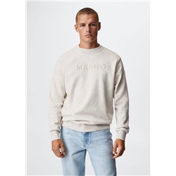 Sudadera algodón logo -  Hombre | MANGO OUTLET España