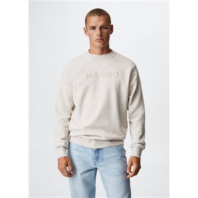 Sudadera algodón logo -  Hombre | MANGO OUTLET España