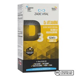 Zade Vital Витамин D3 15 мл оральные капли