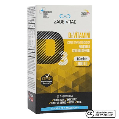 Zade Vital Витамин D3 15 мл оральные капли