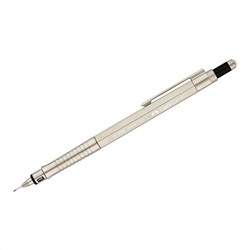 Карандаш механический Faber-Castell "TK-Fine Vario L" 0,5мм, HB, с ластиком, шампань
