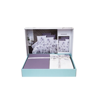 Постельное белье Карвен  ранфорс 1,5 спальн. Rosemary Purple