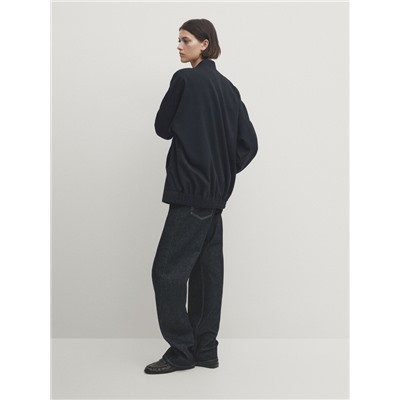 Chaqueta bomber larga
