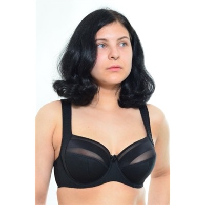 Бюстгальтер женский  LAGUNA AS Basics stripes 174 черный (F / черный 95)