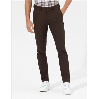 Brown Slim Fit Canvas Bloys