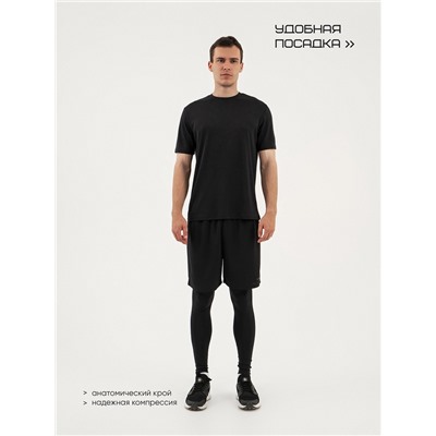 Футболка мужская Resport, размер 50, базовая, чёрная