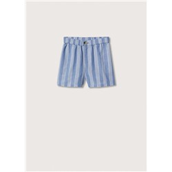 Short rayas algodón -  Niña | MANGO OUTLET España