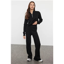 Black Zipper Triko Alt-Upper Team Twoaw25au00059