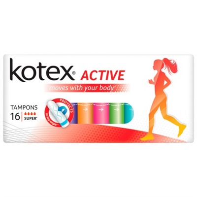 Тампоны Kotex (Котекс) Active Super, 16 шт