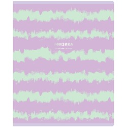 Тетрадь предметная 48л. MESHU "Duo Brush" - Физика, матовая ламинация, тиснение фольгой
