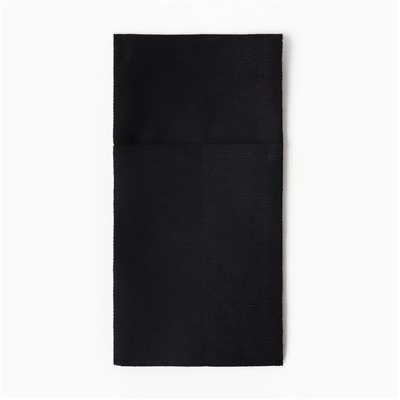 Набор конвертов для приборов Home collection black-4 шт., 22х10см, 45%лён, 55%хл