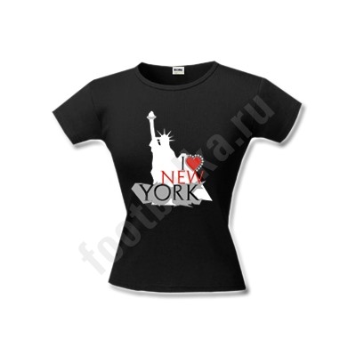 Футболка женская "I love New York"