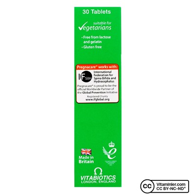 Vitabiotics Pregnacare Original 30 таблеток