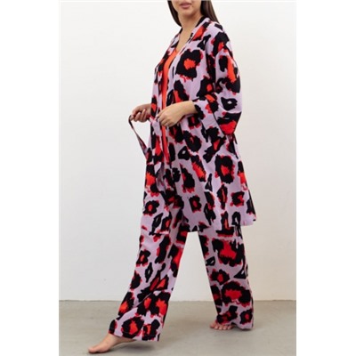 MELADO ПЕНЬЮАР ЖЕНСКИЙ LEOPARD 5704W-76024.2H-093