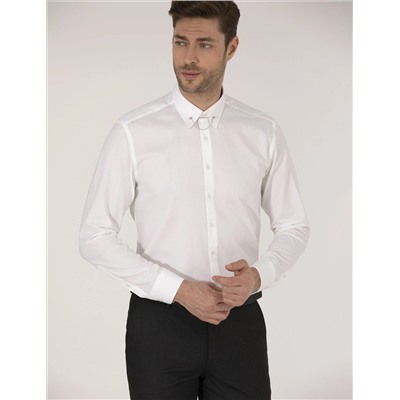 Рубашка для смокинга с белым Slim Fit