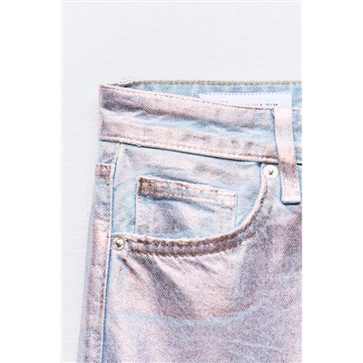 JEANS TRF FULL LENGTH FOIL TIRO MEDIO