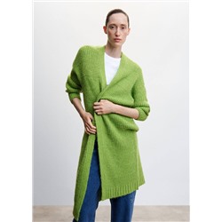 Cárdigan punto canalé -  Mujer | MANGO OUTLET España