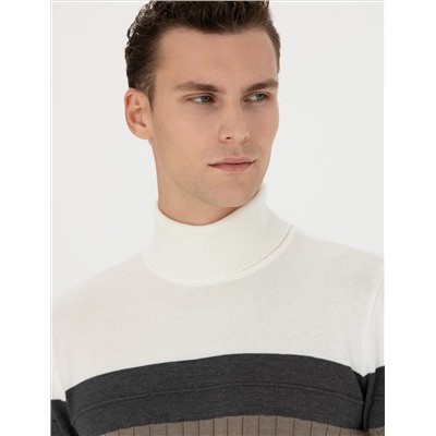 Vizon Melanj Slim Fit Fishman Kintwear Свитер воротника
