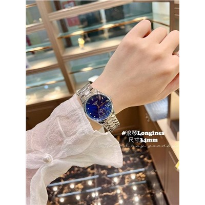 Женские наручные часы Longine*s серии Maste*r ⌚️   Реплика 1:1