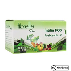 Fibrelle Inulin Fos Prebiotic Fiber 30 пакетиков x 2 гр
