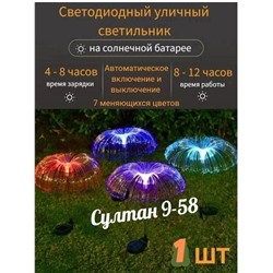 Светодиодный уличный светильник на солнечной батарее 08.03.