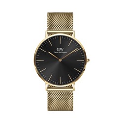 Reloj de cuarzo chapado en oro amarillo Classic Evergold