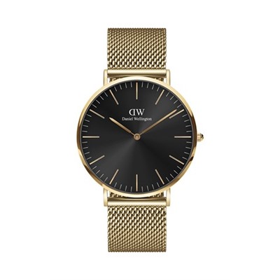 Reloj de cuarzo chapado en oro amarillo Classic Evergold