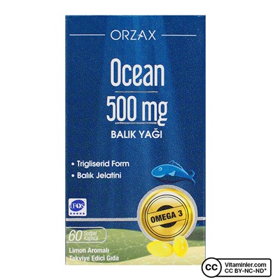 Ocean Pure Fish Oil 500 мг 60 капсул