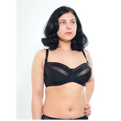 Бюстгальтер женский  LAGUNA AS Basics stripes 187.4 черный (C / черный100)