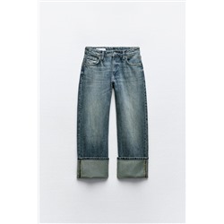 JEANS TRF RECTOS TIRO MEDIO