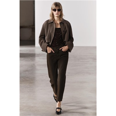 JEANS ZW COLLECTION RECTOS CROPPED TIRO MEDIO